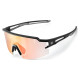 Rockbros Cycling Glasses Photochromic UV Protection with Corrective Insert Orange Lenses - Black