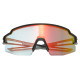 Rockbros Cycling Glasses Photochromic UV Protection with Corrective Insert Orange Lenses - Black