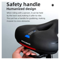 Rockbros AQ-6090B bicycle saddle - black and blue