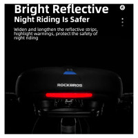 Rockbros AQ-6090B bicycle saddle - black and blue