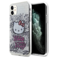 Hello Kitty IML Kitty On Bricks Graffiti case for iPhone 11 / Xr - white