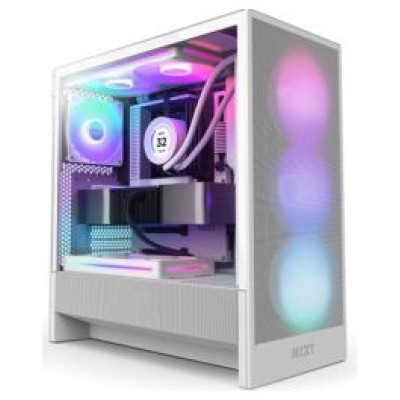 Nzxt. Korpuss NZXT H5 Flow RGB 2024 White