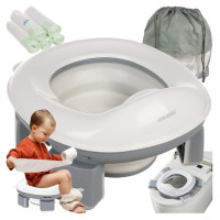 Kruzzel Saliekamais podiņš-WC sēdeklis TRAVEL POTTY 25510