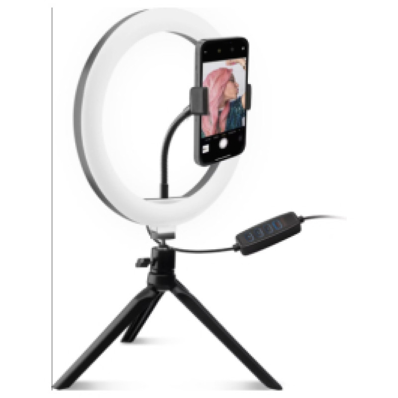 SBS Telefona statīvs SBS Tripod 20cm LED Ring Light