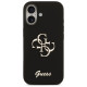Guess Silicone Big 4G Script Case for iPhone 17 - Black