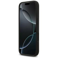 Guess Silicone Big 4G Script Case for iPhone 17 - Black