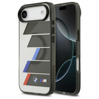 BMW M IML Metal Buttons Tricolor Lines MagSafe Case for iPhone Air - Gray