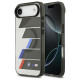 BMW M IML Metal Buttons Tricolor Lines MagSafe Case for iPhone Air - Gray