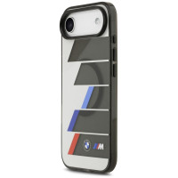 BMW M IML Metal Buttons Tricolor Lines MagSafe Case for iPhone Air - Gray