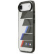 BMW M IML Metal Buttons Tricolor Lines MagSafe Case for iPhone Air - Gray