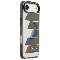 BMW M IML Metal Buttons Tricolor Lines MagSafe Case for iPhone Air - Gray