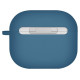 Uniq Nexo AirPods 4 + Ear Hooks Silicone case - blue
