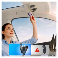 Joyroom JR-ZS511 Sun Visor Holder with Magnetic Clip - Black