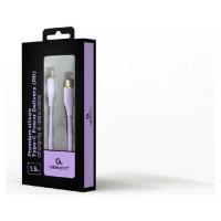 Gembird CABLE USB-C 1.5M PREMIUM VIOL./CC-USB2S-CMCM-1.5M-P GEMBIRD