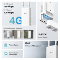Tp-Link WRL 3G/4G ROUTER 300MBPS/TL-MR100-OUTDOOR TP-LINK