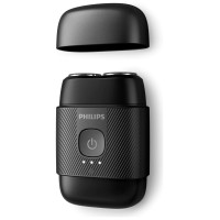 Philips Shaver Series 5000 Compact elektriskais skuveklis mitrai un sausai skūšanai, melns - S591/05