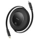 Baseus Free2Pull Mini 100W Retractable USB-C Cable - USB-C 2m - Black