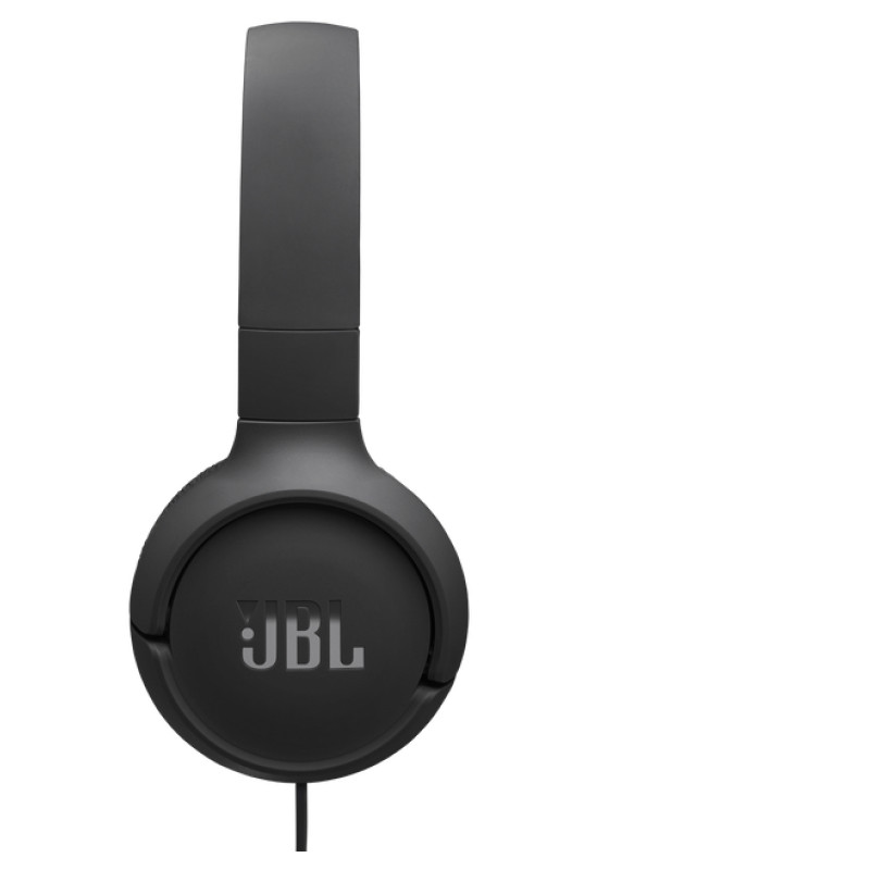 JBL Tune on-ear austiņas ar USB, melnas - JBLT520CBLK