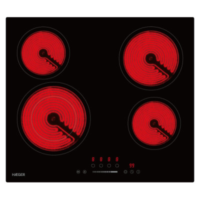 Haeger VH-004.001A Vitro Heat 6400 Stikla keramikas plīts virsma 6400W