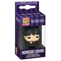 Funko POP! atslēgu piekariņš: Wednesday - Wednesday Addams (Black Coat)