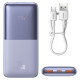 Baseus Bipow Pro Power Bank 10000mAh 20W Purple with USB Type A - USB Type C 3A 0.3m Cable (PPBD040205)