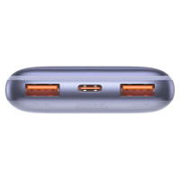 Baseus Bipow Pro Power Bank 10000mAh 20W Purple with USB Type A - USB Type C 3A 0.3m Cable (PPBD040205)