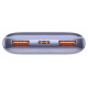 Baseus Bipow Pro Power Bank 10000mAh 20W Purple with USB Type A - USB Type C 3A 0.3m Cable (PPBD040205)