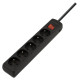 Savio Pagarinātājs Savio Surge Protection Power Strip 5 sockets 3m