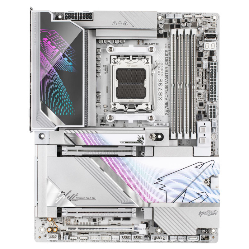 Gigabyte Mainboard|GIGABYTE|AMD X870E|SAM5|ATX|Memory DDR5|Memory slots 4|X870EAMASTERXICE