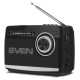 Sven Skaļrunis Sven SRP-155 FM,AM,SW Radio Bluetooth Black