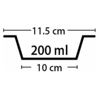 Flamingo metāla bļoda kaķiem BELLA zila d 11,5 cm 180 ml
