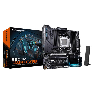 Gigabyte Mainboard|GIGABYTE|AMD B850|Socket AM5|micro ATX|RAM DDR5-SDRAM|4xSlots|Wi-Fi Yes|Bluetooth Yes|2xNumber of M.2 (M) slots|B850MGAMINGXWF6E1.1