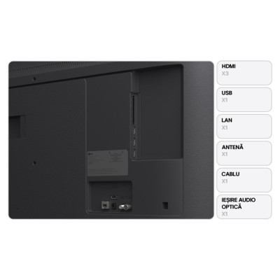 LG TV Set|LG|43 "|4K Ultra HD|3840 x 2160 pixels|Flat|16:9|LED|43UA74003LB