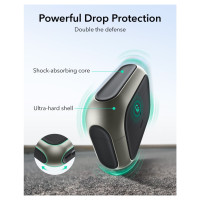 ESR Orbit HaloLock MagSafe Case for AirPods Pro 3 - Gray & Black