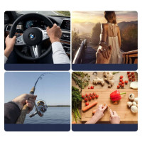 Tech-Protect AC200 Magnetic MagSafe Mount for Phone, GoPro, DJI - Gray