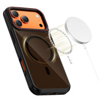 Tech-Protect MagHybrid MagSafe Case for iPhone 17 Pro - Black and Red