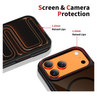 Tech-Protect MagHybrid MagSafe Case for iPhone 17 Pro - Black and Red