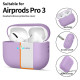 Tech-Protect Silicone Case for AirPods Pro 3 - Purple