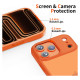 Tech-Protect MagMat case for iPhone 17 Pro - orange and matte