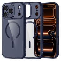 Tech-Protect MagMat MagSafe Case for iPhone 17 Pro Max - Transparent - Navy Blue