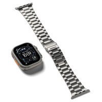 Ringke Metal One Air Bracelet for Apple Watch 8 / 9 / 10 / 11 / SE / Ultra (44 / 45 / 46 / 49 mm) - Silver