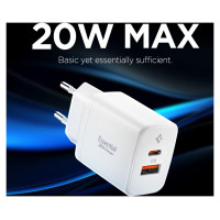 Spigen Essential EE202EU 20W Wall Charger - White