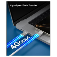 Spigen EB24012CC USB-C Cable 240W 120cm - White