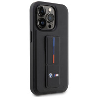 BMW Grip Stand Hot Stamp iPhone 14 Pro Case - Black