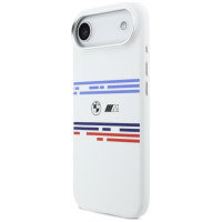 BMW M Silicon Horizontal Line MagSafe Case for iPhone Air - White