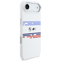 BMW M Silicon Horizontal Line MagSafe Case for iPhone Air - White