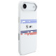 BMW M Silicon Horizontal Line MagSafe Case for iPhone Air - White