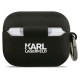 Karl Lagerfeld Silicone Karl & Chaupette Head 3D Case for AirPods Pro 3 - Black