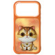 Nimmy Big Eyed Pet 2.0 Cat case for iPhone 17 Pro - orange