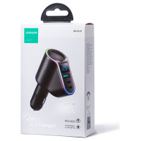 Joyroom [RETURNED ITEM] Joyroom fast car charger 4in1 USB-A QC3.0 / 2xUSB-C PD 150W black (JR-CL21)